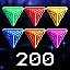 200 Tetrahedrons!