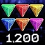 1,200 Tetrahedrons!